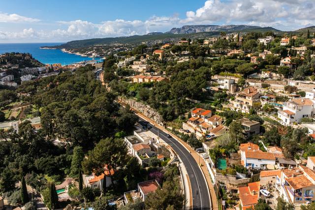 Villa Java, vue aérienne Cap Canaille